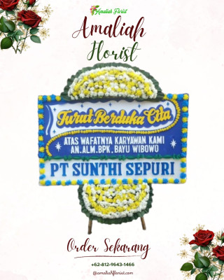 Papan Bunga Duka di Taratara Dua